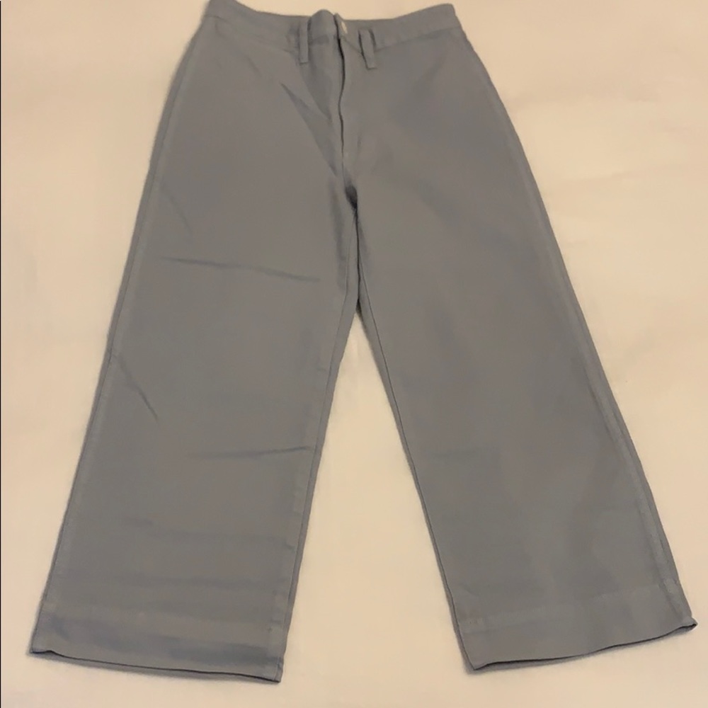Madewell slim Emmett wide-leg crop